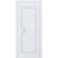 Окрашенные межкомнатные двери Cortes Prima глухие с фрезеровкой 10 (PrimaH-Milling-10)