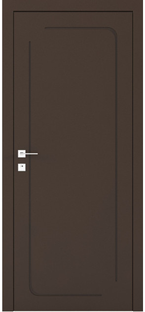 Фарбовані двері міжкімнатні Cortes Prima глухі з фрезеруванням 11 (PrimaH-Milling-11)