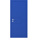Крашенные межкомнатные двери Cortes Prima глухие с фрезеровкой 12 (PrimaH-Milling-12)