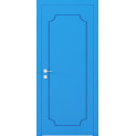 Фарбовані двері міжкімнатні Cortes Prima глухі з фрезеруванням 13 (PrimaH-Milling-13)