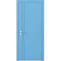 Крашенные межкомнатные двери Cortes Prima глухие с фрезеровкой 16 (PrimaH-Milling-16)