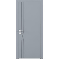 Окрашенные межкомнатные двери Cortes Prima глухие с фрезеровкой 16 (PrimaH-Milling-16)