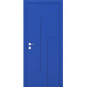 Крашенные межкомнатные двери Cortes Prima глухие с фрезеровкой 18 (PrimaH-Milling-18)