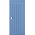 Крашенные межкомнатные двери Cortes Prima глухие с фрезеровкой 24 (PrimaH-Milling-24)