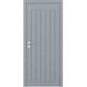 Крашенные межкомнатные двери Cortes Prima глухие с фрезеровкой 24 (PrimaH-Milling-24)