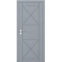 Крашенные межкомнатные двери Cortes Prima глухие с фрезеровкой 26 (PrimaH-Milling-26)