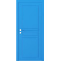 Крашенные межкомнатные двери Cortes Prima глухие с фрезеровкой 5 (PrimaH-Milling-5)