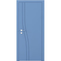 Крашенные межкомнатные двери Cortes Prima глухие с фрезеровкой 7 (PrimaH-Milling-7)