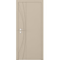 Крашенные межкомнатные двери Cortes Prima глухие с фрезеровкой 8 (PrimaH-Milling-8)
