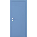 Крашенные межкомнатные двери Cortes Prima глухие с фрезеровкой 22 (PrimaH-Milling-22)