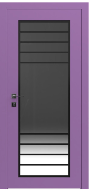 Фарбовані міжкімнатні двері Loft Porto 3 напівскло (Porto3-C)