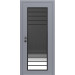 Крашенные межкомнатные двери Loft Porto 3 полустекло (Porto3-C)
