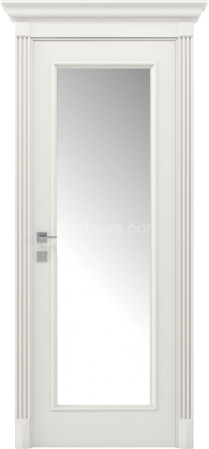 Крашенные межкомнатные двери Siena Asti со стеклом (Asti-G)