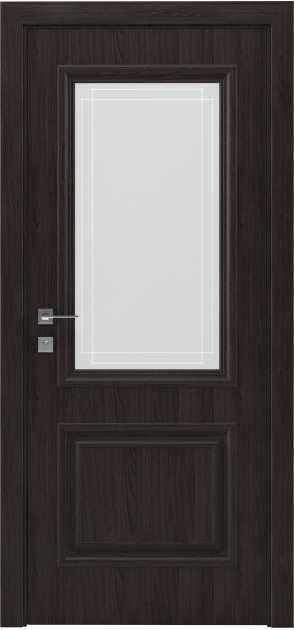 Шпонированные межкомнатные двери Royal Avalon полустекло (Avalon-C)