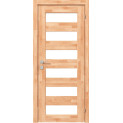 Дерев'яні двері міжкімнатні WoodMix Master напівскло без покриття (Master-C)
