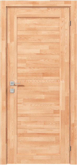 Дерев'яні двері міжкімнатні WoodMix Master глухі без покриття (Master-H)