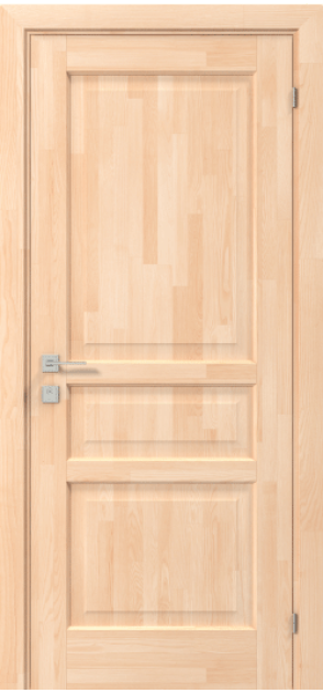 Дерев'яні двері міжкімнатні WoodMix Praktic глухі без покриття (Praktic-H)