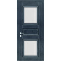 Межкомнатные двери с ПВХ покрытием Atlantic со стеклом (A004G)