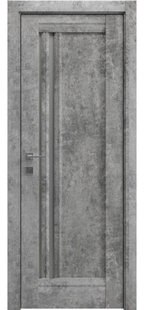 Двері міжкімнатні з ПВХ покриттям Fresca Colombo напівскло (ColomboC)
