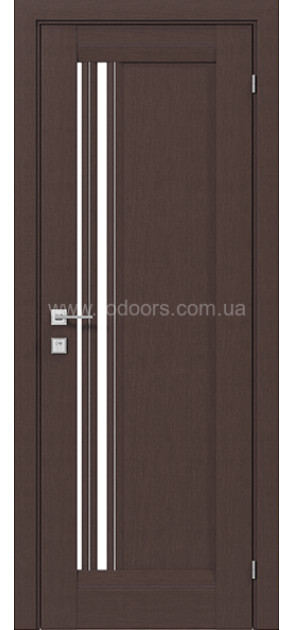 Межкомнатные двери с ПВХ покрытием Fresca Colombo полустекло с молдингом (ColomboCm)