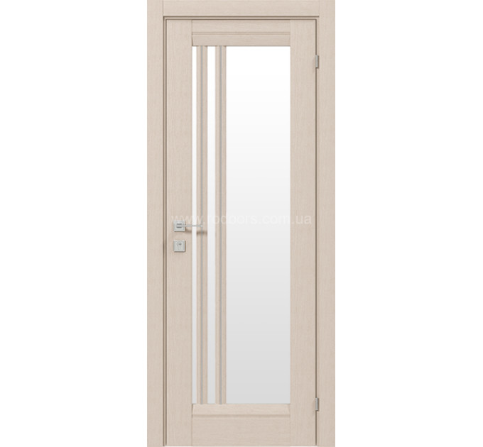 Межкомнатные двери с ПВХ покрытием Fresca Colombo со стеклом с молдингом (ColomboGm)
