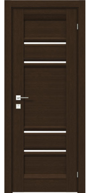 Межкомнатные двери с ПВХ покрытием Fresca Donna полустекло (DonnaC)