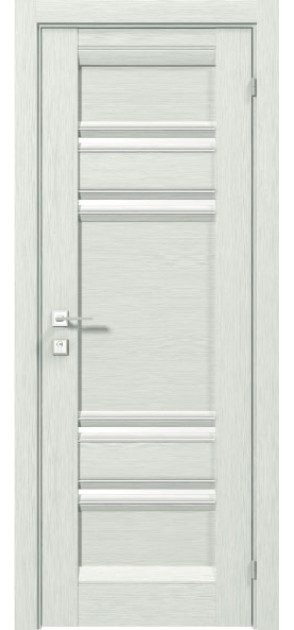 Межкомнатные двери с ПВХ покрытием Fresca Donna полустекло с молдингом (DonnaCm)