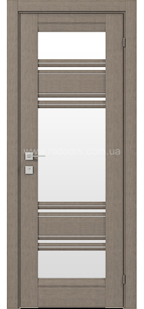 Двері міжкімнатні з ПВХ покриттям Fresca Donna зі склом з молдингом (DonnaGm)