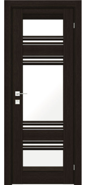 Двері міжкімнатні з ПВХ покриттям Fresca Donna зі склом з молдингом (DonnaGm)