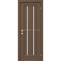 Межкомнатные двери с ПВХ покрытием Fresca Mikela полустекло с молдингом (MikelaCm)
