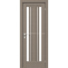 Межкомнатные двери с ПВХ покрытием Fresca Mikela со стеклом с молдингом (MikelaGm)