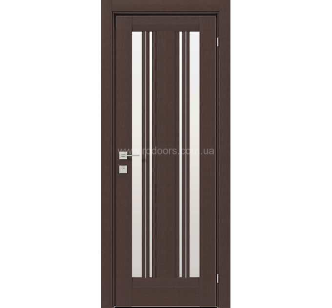 Двері міжкімнатні з ПВХ покриттям Fresca Mikela зі склом з молдингом (MikelaGm)