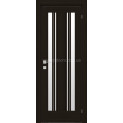 Двері міжкімнатні з ПВХ покриттям Fresca Mikela зі склом з молдингом (MikelaGm)