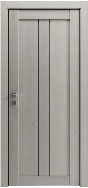 Межкомнатные двери с ПВХ покрытием Grand Lux 1 полустекло (Grand-lux1)