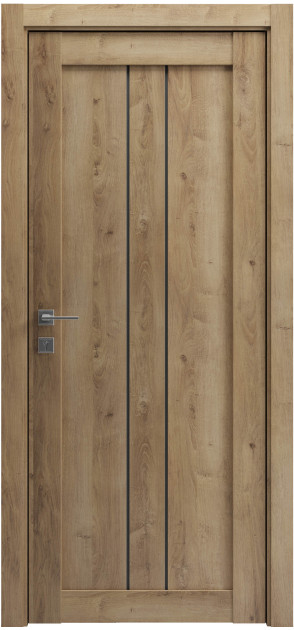 Межкомнатные двери с ПВХ покрытием Grand Lux 1 полустекло (Grand-lux1)