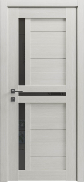 Межкомнатные двери с ПВХ покрытием Modern Alfa BKL полустекло (Alfa-BKL-C1)