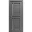 Межкомнатные двери с ПВХ покрытием Modern Alfa полустекло (Alfa-C1)