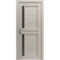 Межкомнатные двери с ПВХ покрытием Modern Alfa BKL полустекло (Alfa-BKL-C2)