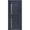 Межкомнатные двери с ПВХ покрытием Modern Alfa полустекло (Alfa-C2)