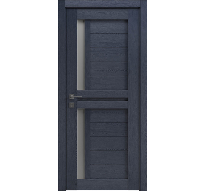 Міжкімнатні двері з ПВХ покриттям Modern Alfa напівскло (Alfa-C2)