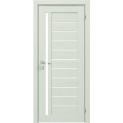 Міжкімнатні двері з ПВХ покриттям Modern BIANCA напівскло (BIANCA-C1)