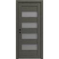 Межкомнатные двери с ПВХ покрытием Modern MILANO полустекло (MILANO-C)