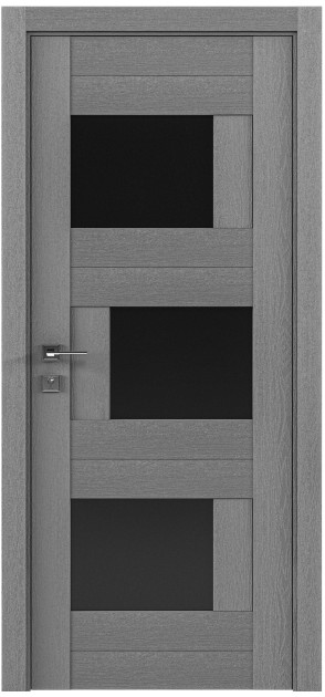 Міжкімнатні двері з ПВХ покриттям Modern PALERMO напівскло (PALERMO-C)