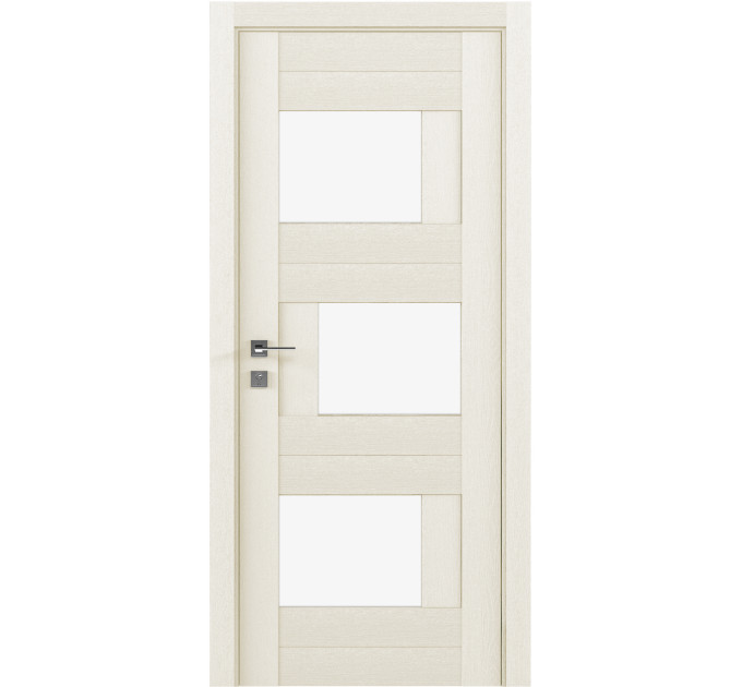 Межкомнатные двери с ПВХ покрытием Modern PALERMO полустекло (PALERMO-C)
