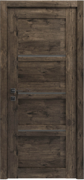 Міжкімнатні двері з ПВХ покриттям Modern QUADRO напівскло (QUADRO-C)