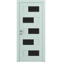 Межкомнатные двери с ПВХ покрытием Modern VERONA BKL полустекло (VERONA-BKL-C)