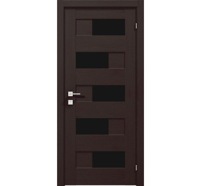 Міжкімнатні двері з ПВХ покриттям Modern VERONA BKL напівскло (VERONA-BKL-C)