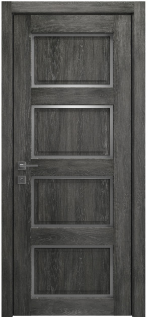 Міжкімнатні двері з ПВХ покриттям Style 4 напівскло (STYLE-4-C)