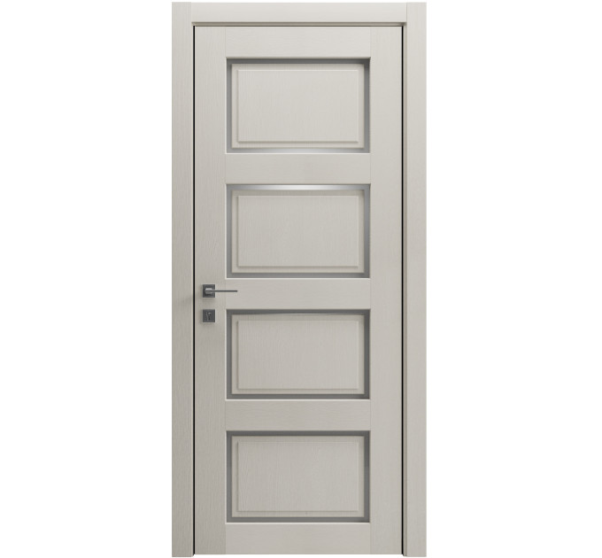 Межкомнатные двери с ПВХ покрытием Style 4 полустекло (STYLE-4-C)