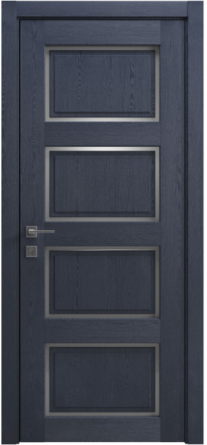 Міжкімнатні двері з ПВХ покриттям Style 4 напівскло (STYLE-4-C)
